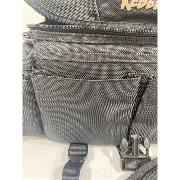 Canon Rebel Nylon Padded Camera Equipment Bag Strap + Pockets 14" x 8" x 8.5" - Picture 9 of 16